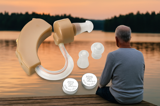 ™ Audífono Amplificador de Sonido – Diseño Discreto y Ajustable para Personas con Dificultades Auditivas