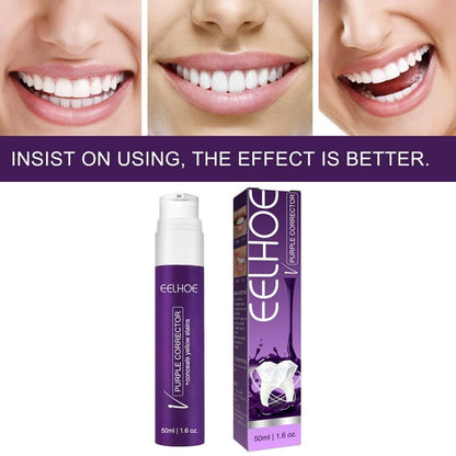 CREMA MORADA BLANQUEADOR DENTAL